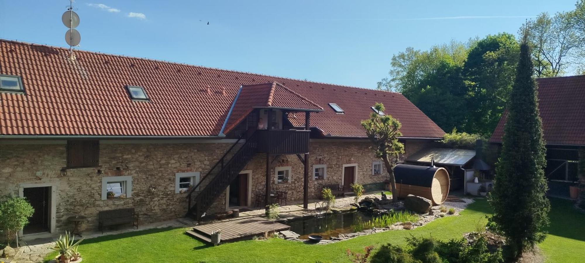 Statek Kloubek Lägenhet Chabičovice Exteriör bild